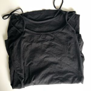 Black camisoles